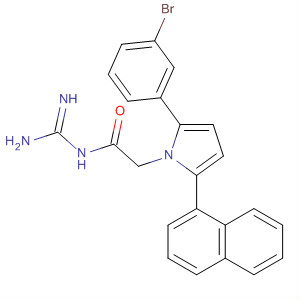 905968-02-7  1H-Pyrrole-1-acetamide,N-(aminoiminomethyl)-2-(3-bromophenyl)-5-(1-naphthalenyl)-