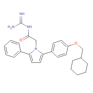 905969-30-4  1H-Pyrrole-1-acetamide,N-(aminoiminomethyl)-2-[4-(cyclohexylmethoxy)phenyl]-5-phenyl-
