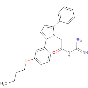 905969-72-4  1H-Pyrrole-1-acetamide,N-(aminoiminomethyl)-2-(3-butoxyphenyl)-5-phenyl-