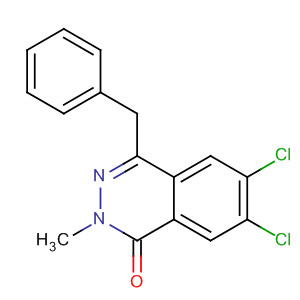 905992-81-6  1(2H)-Phthalazinone, 6,7-dichloro-2-methyl-4-(phenylmethyl)-