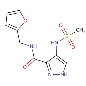906085-51-6  1H-Pyrazole-3-carboxamide,N-(2-furanylmethyl)-4-[(methylsulfonyl)amino]-
