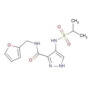 906085-63-0  1H-Pyrazole-3-carboxamide,N-(2-furanylmethyl)-4-[[(1-methylethyl)sulfonyl]amino]-