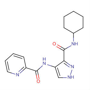 906085-84-5  2-Pyridinecarboxamide,N-[3-[(cyclohexylamino)carbonyl]-1H-pyrazol-4-yl]-