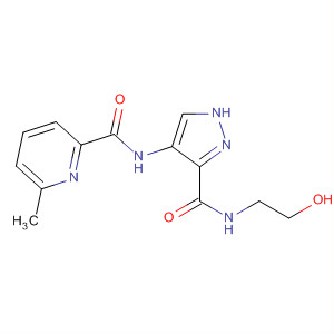 906086-74-6  2-Pyridinecarboxamide,N-[3-[[(2-hydroxyethyl)amino]carbonyl]-1H-pyrazol-4-yl]-6-methyl-