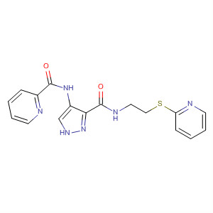 906086-88-2  2-Pyridinecarboxamide,N-[3-[[[2-(2-pyridinylthio)ethyl]amino]carbonyl]-1H-pyrazol-4-yl]-