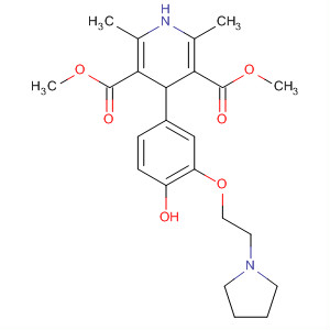 906093-01-4  3,5-Pyridinedicarboxylic acid,4-[4-hydroxy-3-[2-(1-pyrrolidinyl)ethoxy]phenyl]-1,4-dihydro-2,6-dimethyl-, dimethyl ester