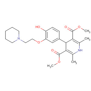 906093-02-5  3,5-Pyridinedicarboxylic acid,4-[4-hydroxy-3-[2-(1-piperidinyl)ethoxy]phenyl]-1,4-dihydro-2,6-dimethyl-, dimethyl ester