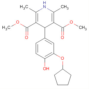 906093-03-6  3,5-Pyridinedicarboxylic acid,4-[3-(cyclopentyloxy)-4-hydroxyphenyl]-1,4-dihydro-2,6-dimethyl-,dimethyl ester