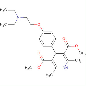 906093-05-8  3,5-Pyridinedicarboxylic acid,4-[4-[2-(diethylamino)ethoxy]phenyl]-1,4-dihydro-2,6-dimethyl-, dimethylester