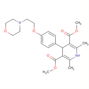 906093-07-0  3,5-Pyridinedicarboxylic acid,1,4-dihydro-2,6-dimethyl-4-[4-[2-(4-morpholinyl)ethoxy]phenyl]-, dimethylester
