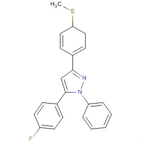 906543-70-2  1H-Pyrazole,5-(4-fluorophenyl)-4,5-dihydro-3-[4-(methylthio)phenyl]-1-phenyl-