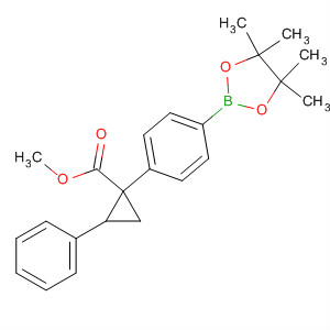 906739-31-9  Cyclopropanecarboxylic acid,2-phenyl-1-[4-(4,4,5,5-tetramethyl-1,3,2-dioxaborolan-2-yl)phenyl]-,methyl ester, (1R,2S)-