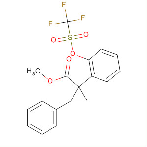 906739-41-1  Cyclopropanecarboxylic acid,2-phenyl-1-[2-[[(trifluoromethyl)sulfonyl]oxy]phenyl]-, methyl ester,(1R,2S)-