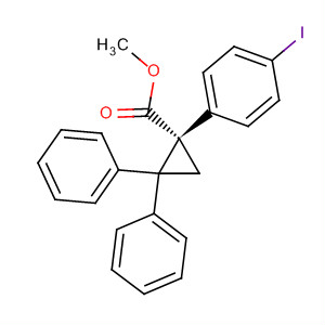 906739-72-8  Cyclopropanecarboxylic acid, 1-(4-iodophenyl)-2,2-diphenyl-, methylester, (1S)-