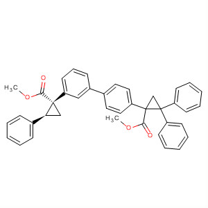 906740-25-8  Cyclopropanecarboxylic acid,1-[3'-[(1R,2S)-1-(methoxycarbonyl)-2-phenylcyclopropyl][1,1'-biphenyl]-4-yl]-2,2-diphenyl-, methyl ester, (1S)-