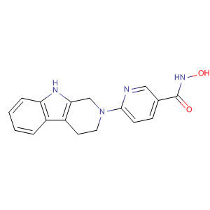 907564-11-8  3-Pyridinecarboxamide,N-hydroxy-6-(1,3,4,9-tetrahydro-2H-pyrido[3,4-b]indol-2-yl)-