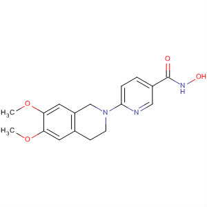 907564-12-9  3-Pyridinecarboxamide,6-(3,4-dihydro-6,7-dimethoxy-2(1H)-isoquinolinyl)-N-hydroxy-