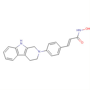 907564-40-3  2-Propenamide,N-hydroxy-3-[4-(1,3,4,9-tetrahydro-2H-pyrido[3,4-b]indol-2-yl)phenyl]-,(2E)-
