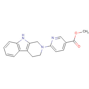 907566-21-6  3-Pyridinecarboxylic acid,6-(1,3,4,9-tetrahydro-2H-pyrido[3,4-b]indol-2-yl)-, methyl ester