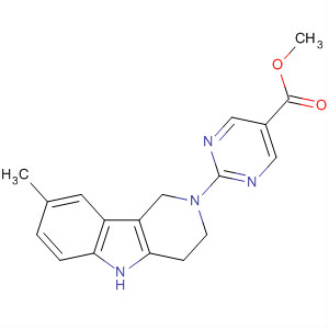 907566-60-3  5-Pyrimidinecarboxylic acid,2-(1,3,4,5-tetrahydro-8-methyl-2H-pyrido[4,3-b]indol-2-yl)-, methyl ester