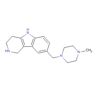 907567-00-4  1H-Pyrido[4,3-b]indole,2,3,4,5-tetrahydro-8-[(4-methyl-1-piperazinyl)methyl]-