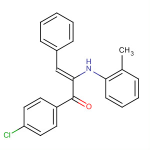 907608-12-2  2-Propen-1-one, 1-(4-chlorophenyl)-2-(methylphenylamino)-3-phenyl-,(2Z)-
