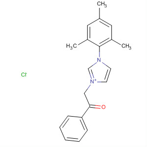 908121-88-0  1H-Imidazolium, 1-(2-oxo-2-phenylethyl)-3-(2,4,6-trimethylphenyl)-,chloride