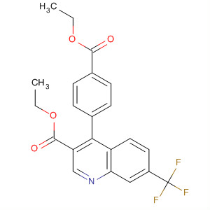 908138-16-9  3-Quinolinecarboxylic acid,4-[4-(ethoxycarbonyl)phenyl]-7-(trifluoromethyl)-, ethyl ester