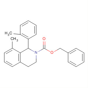 908249-13-8  2(1H)-Isoquinolinecarboxylic acid,3,4-dihydro-8-methyl-1-(2-methylphenyl)-, phenylmethyl ester