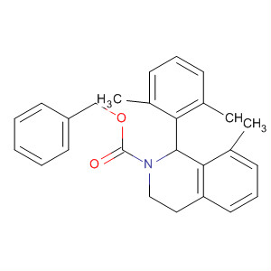908249-14-9  2(1H)-Isoquinolinecarboxylic acid,1-(2,6-dimethylphenyl)-3,4-dihydro-8-methyl-, phenylmethyl ester 908249-14-9  2(1H)-Isoquinolinecarboxylic acid,1-(2,6-dimethylphenyl)-3,4-dihydro-8-methyl-, phenylmethyl ester