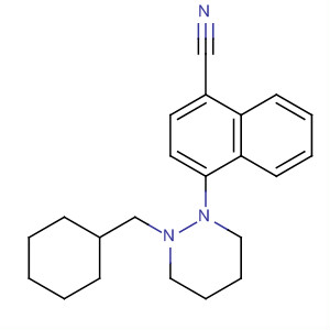 908268-36-0  1-Naphthalenecarbonitrile,4-[2-(cyclohexylmethyl)tetrahydro-1(2H)-pyridazinyl]-