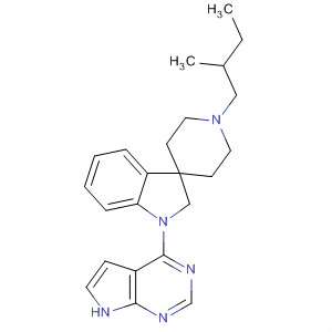 908282-83-7  Spiro[3H-indole-3,4'-piperidine],1,2-dihydro-1'-(2-methylbutyl)-1-(1H-pyrrolo[2,3-d]pyrimidin-4-yl)-