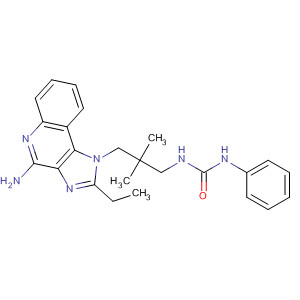 908367-95-3  Urea,N-[3-(4-amino-2-ethyl-1H-imidazo[4,5-c]quinolin-1-yl)-2,2-dimethylpropyl]-N'-phenyl-