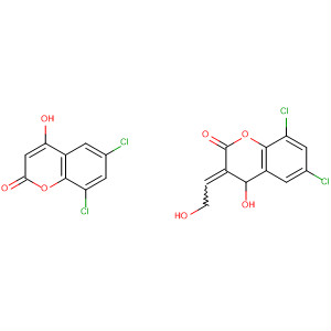 908565-36-6  2H-1-Benzopyran-2-one,3,3'-(2-hydroxyethylidene)bis[6,8-dichloro-4-hydroxy-