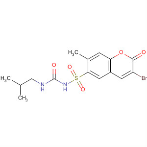 909038-45-5  2H-1-Benzopyran-6-sulfonamide,3-bromo-7-methyl-N-[[(2-methylpropyl)amino]carbonyl]-2-oxo-