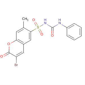 909038-51-3  2H-1-Benzopyran-6-sulfonamide,3-bromo-7-methyl-2-oxo-N-[(phenylamino)carbonyl]-