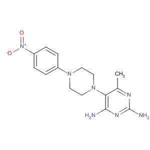 90904-73-7  2,4-Pyrimidinediamine, 6-methyl-5-[4-(4-nitrophenyl)-1-piperazinyl]-