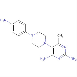 90905-07-0  2,4-Pyrimidinediamine, 5-[4-(4-aminophenyl)-1-piperazinyl]-6-methyl-