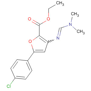 909301-48-0  2-Furancarboxylic acid,5-(4-chlorophenyl)-3-[[(dimethylamino)methylene]amino]-, ethyl ester