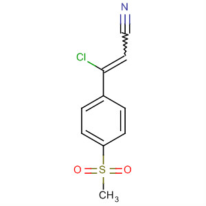 909301-57-1  2-Propenenitrile, 3-chloro-3-[4-(methylsulfonyl)phenyl]-