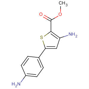 909301-64-0  2-Thiophenecarboxylic acid, 3-amino-5-(4-aminophenyl)-, methyl ester 909301-64-0  2-Thiophenecarboxylic acid, 3-amino-5-(4-aminophenyl)-, methyl ester