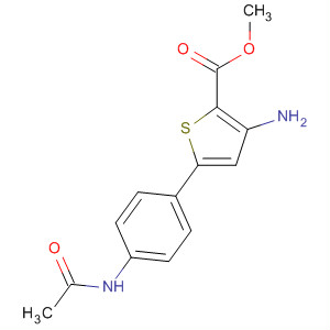 909301-66-2  2-Thiophenecarboxylic acid, 5-[4-(acetylamino)phenyl]-3-amino-, methylester