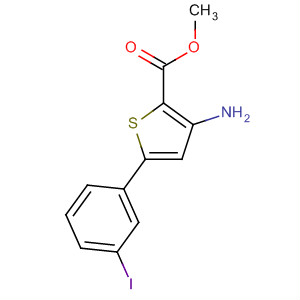 909301-67-3  2-Thiophenecarboxylic acid, 3-amino-5-(3-iodophenyl)-, methyl ester 909301-67-3  2-Thiophenecarboxylic acid, 3-amino-5-(3-iodophenyl)-, methyl ester