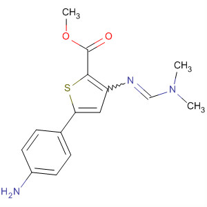 909301-70-8  2-Thiophenecarboxylic acid,5-(4-aminophenyl)-3-[[(dimethylamino)methylene]amino]-, methyl ester