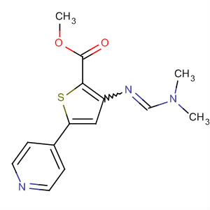 909301-79-7  2-Thiophenecarboxylic acid,3-[[(dimethylamino)methylene]amino]-5-(4-pyridinyl)-, methyl ester