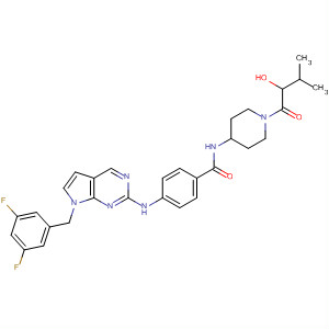 909561-65-5, Benzamide,4-[[7-[(3,5-difluorophenyl)methyl]-7H-pyrrolo[2 ...