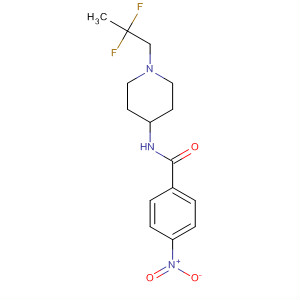 909563-07-1  Benzamide, N-[1-(2,2-difluoropropyl)-4-piperidinyl]-4-nitro-