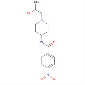 909563-09-3  Benzamide, N-[1-(2-hydroxypropyl)-4-piperidinyl]-4-nitro-