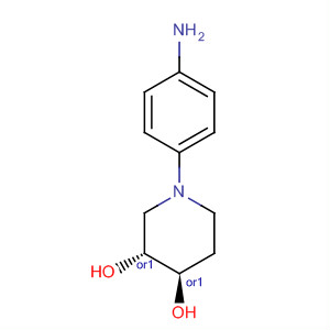 909563-53-7  3,4-Piperidinediol, 1-(4-aminophenyl)-, (3R,4R)-rel-