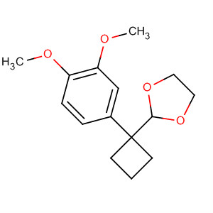 909701-51-5  1,3-Dioxolane, 2-[1-(3,4-dimethoxyphenyl)cyclobutyl]-